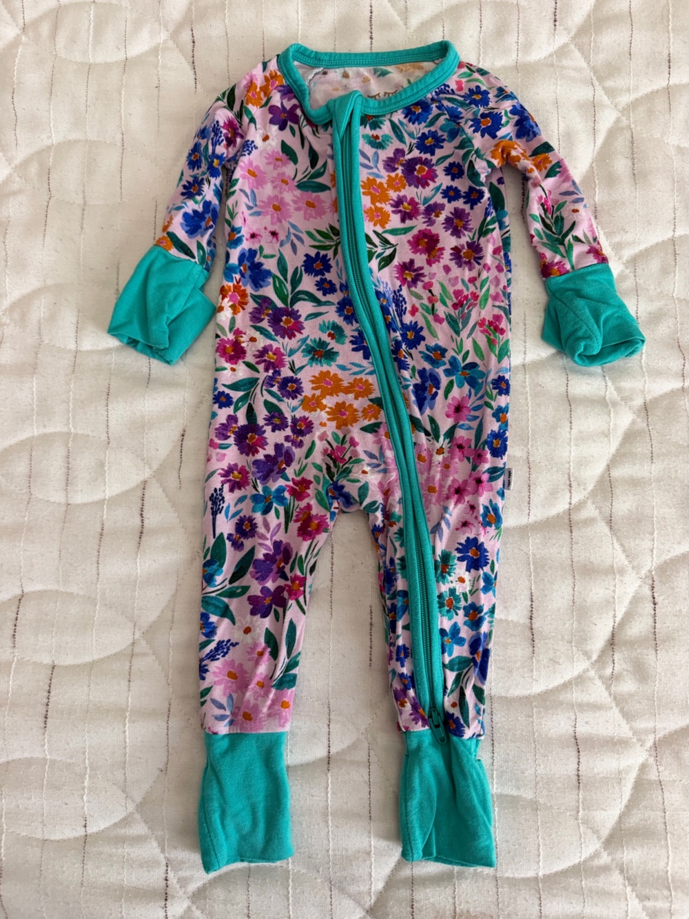Little Sleepies Sweet Pea Zippy NB